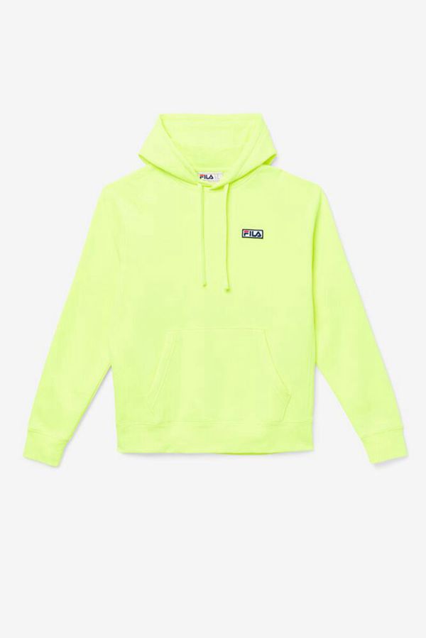 Sudaderas Fila Hombre Amarillo / Negras - Algot Fleece Pullover - España 698543MTU